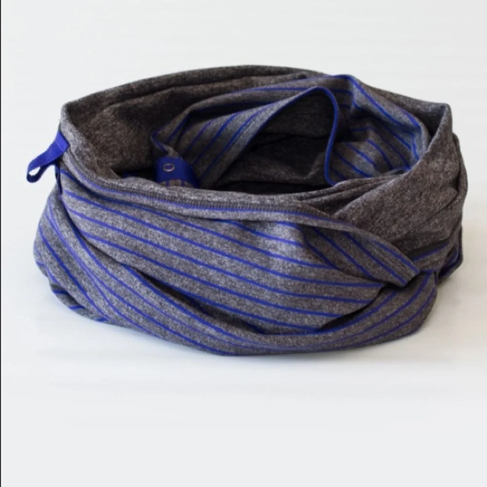 Lululemon Vinyasa Scarf Reversible Rulu Parallel Stripe